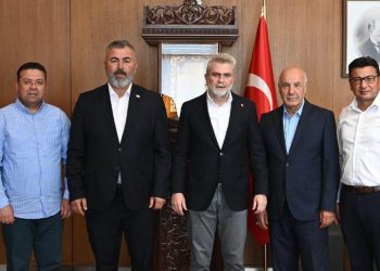 Beyarmudu Belediye Başkanı Bebek, Kahramanmaraş Büyükşehir Belediye Başkanı Görgel’i ziyaret etti
