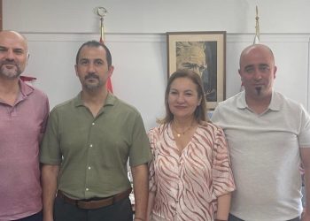 Kültür Dairesi Müdürü Türk Dünyası Edebiyat ve Kitap Festivali’ne katılan öğretim görevlilerini kabul etti