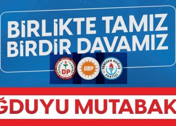 UBP, DP ve YDP’den “Sağduyu Mutabakatı” etkinliği