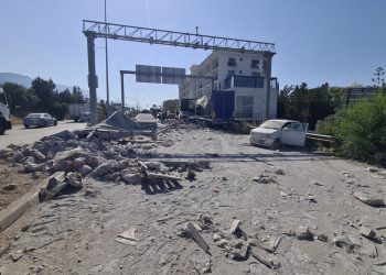 Girne’de korkutan kaza