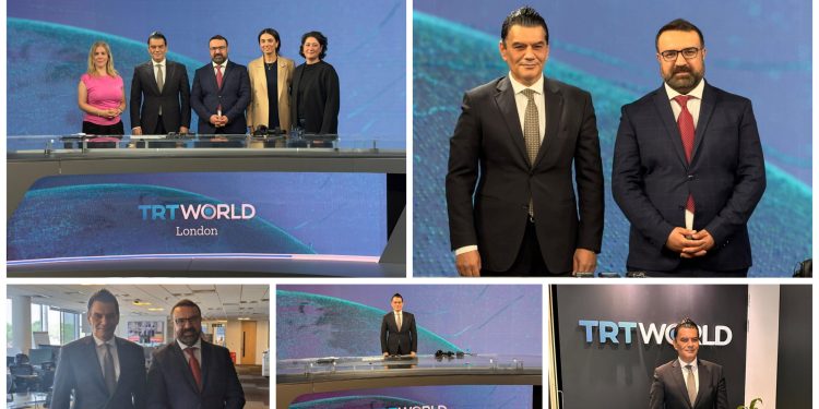 BRTK Yönetim Kurulu Başkanı Özdemir Tokel’den TRT World Londra Ofisi’ne ziyaret