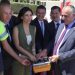 Esentepe İlkokulu’nun yeni okul binasının temeli düzenlenen törenle atıldı