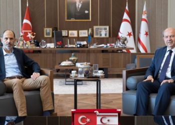 Cumhurbaşkanı Tatar, HP Genel Başkanı Özersay’ı kabul ederek, Rum Yönetiminin mülkiyet üzerinden yürüttüğü saldırgan siyaseti değerlendirdi
