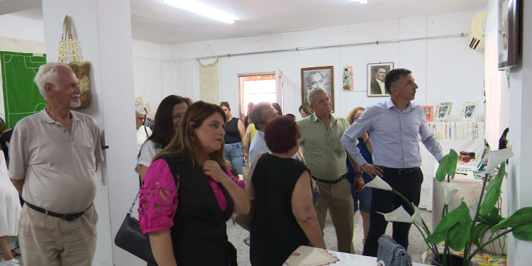 Gönyeli Fazıl Plümer Yaşam Boyu Eğitim Merkezi yıl sonu sergisi düzenlenen törenle açıldı