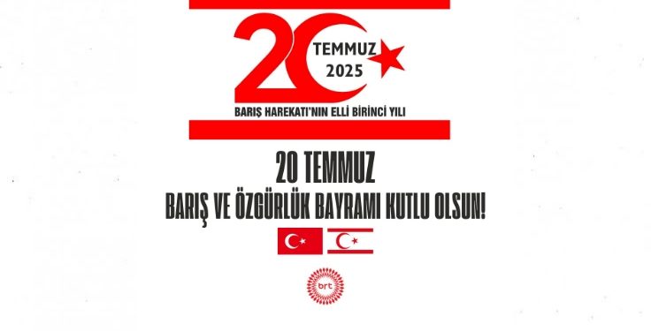 20 Temmuz Barış ve Özgürlük Bayramı kutlu olsun…