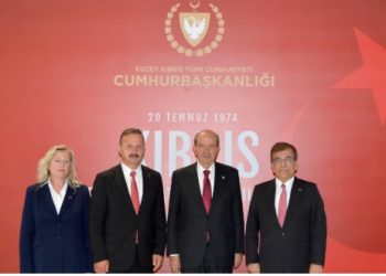 Cumhurbaşkanı Tatar, Anahtar Parti Heyetini kabul etti