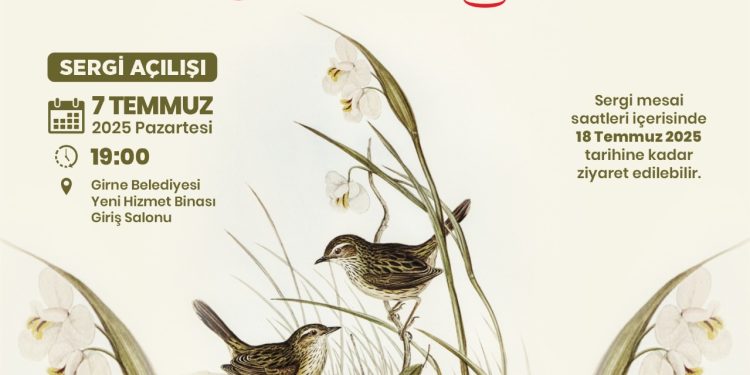 “Kıbrıs’taki Kuşlar” temalı resim sergisi pazartesi günü açılıyor