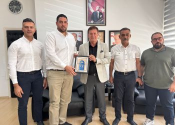 Arıklı, İnşaat Mühendisleri Odası heyetini kabul etti