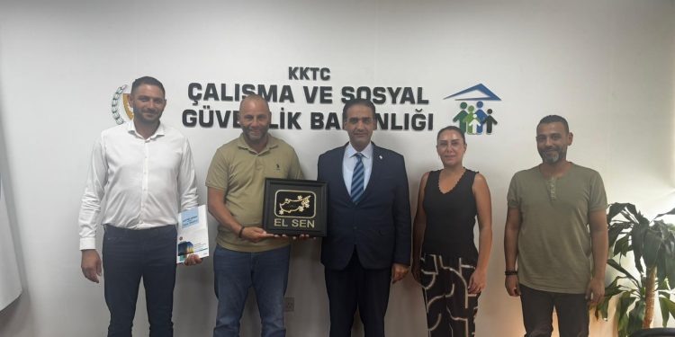 EL-SEN, Çalışma Bakanı Gardiyanoğlu’nu ziyaret etti