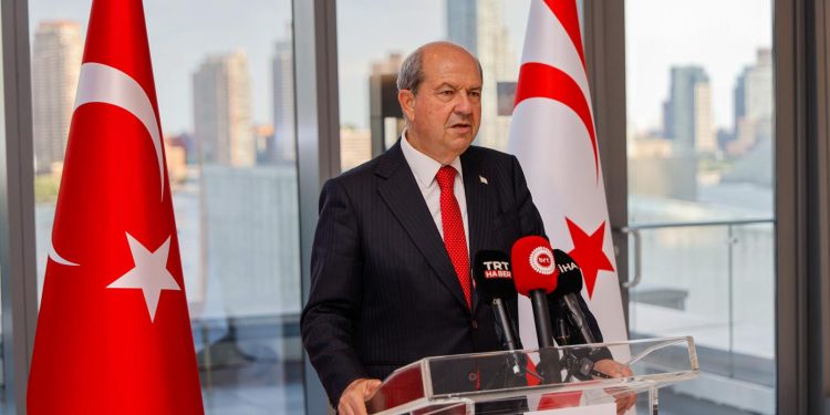 Cumhurbaşkanı Tatar New York’ta vurguladı: “Bir anlaşma olsun diye egemenlikten taviz verilemez”