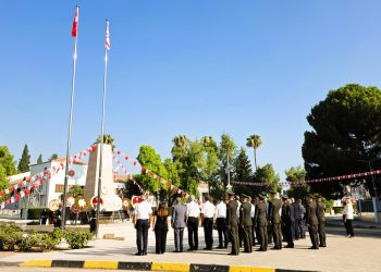 20 Temmuz Barış Harekatı’nın 51’inci yıl dönümü;Lefkoşa’daki ilk tören Şehitler Anıtı önünde düzenlendi