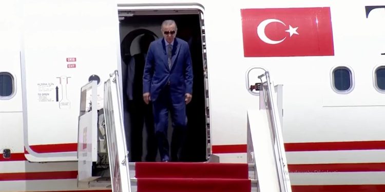 Türkiye Cumhurbaşkanı Erdoğan KKTC’de