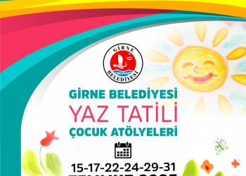 Girne Belediyesi, temmuz ayı boyunca çocuklara yönelik ücretsiz atölye çalışmaları düzenliyor