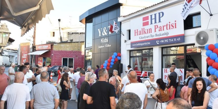 Halkın Partisi Güzelyurt yeni ilçe binası açıldı