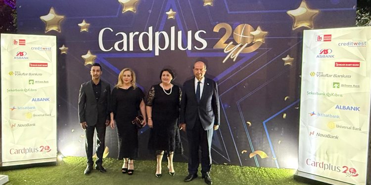 Cumhurbaşkanı Ersin Tatar ve eşi Sibel Tatar, Card Plus’ın 20. kuruluş yıldönümü etkinliğine katıldı