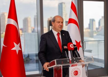 Cumhurbaşkanı Ersin Tatar, BM Merkezi’nde ve Türkevi’nde basın toplantısı düzenledi