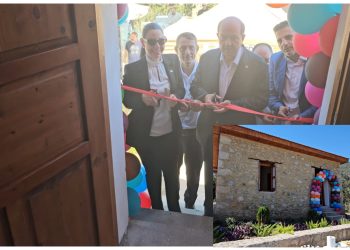 Ilgaz köyüne yaptırılan muhtarlık binası çok amaçlı kültür binası ve çocuk parkı, düzenlenen törenle açıldı