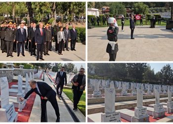 “15 Temmuz Demokrasi ve Milli Birlik Günü” anma etkinlikleri kapsamında Boğaz Şehitliği’nde tören düzenlendi