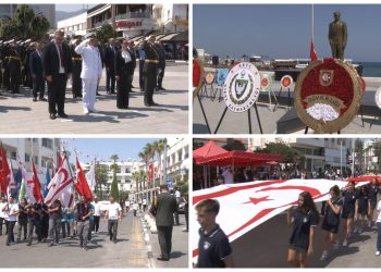 20 Temmuz Barış ve Özgürlük Bayramı kapsamında Girne’de iki ayrı tören düzenlendi