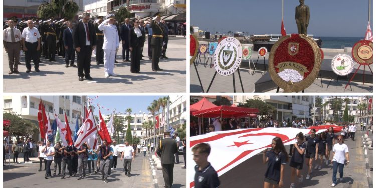 20 Temmuz Barış ve Özgürlük Bayramı kapsamında Girne’de iki ayrı tören düzenlendi