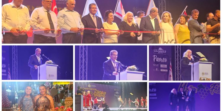 Mehmetçik Üzüm Festivali görkemli bir törenle başladı