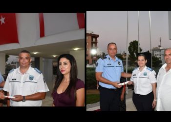 Terfi eden 33 sivil hizmet görevlisine rütbeleri takıldı