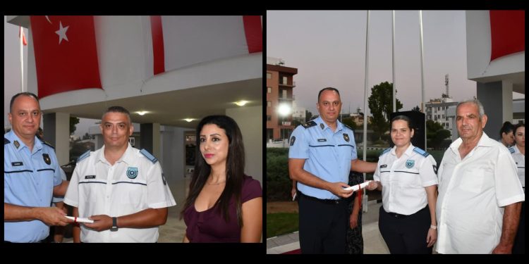 Terfi eden 33 sivil hizmet görevlisine rütbeleri takıldı