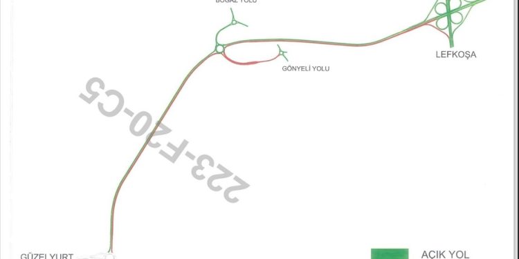 Köprülü ile Alayköy Kavşakları arasında çalışma; Yolun bir kısmı 18.00’den itibaren trafiğe kapatılacak