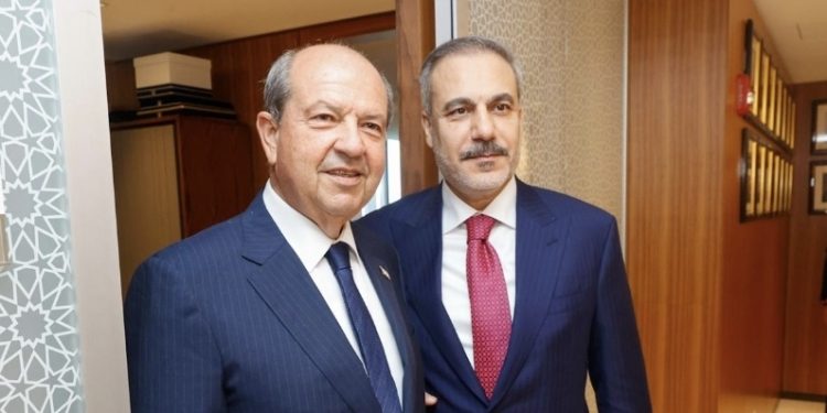 Cumhurbaşkanı  Tatar, TC Dışişleri Bakanı  Fidan ile görüştü