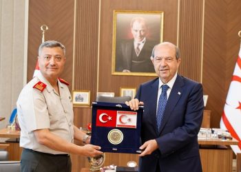 Cumhurbaşkanı Tatar, Tümgeneral Görgülü’yü kabul etti
