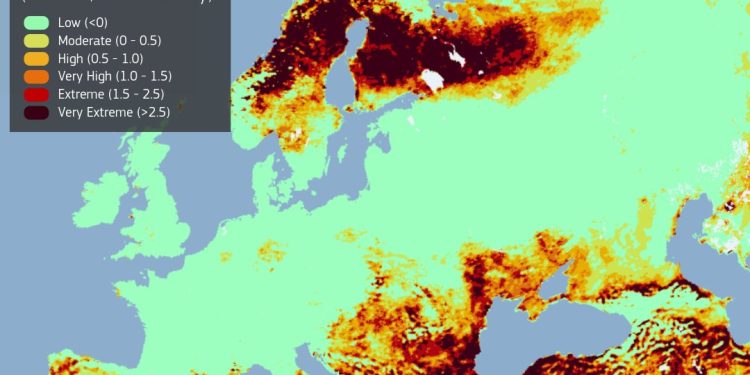 Akdeniz’de birçok ülke, yangın riskinde “çok aşırı” seviyede