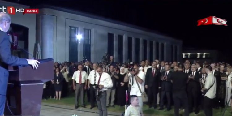 Cumhurbaşkanlığı Yerleşkesi’nde Barış ve Özgürlük Bayramı Resepsiyonu düzenlendi