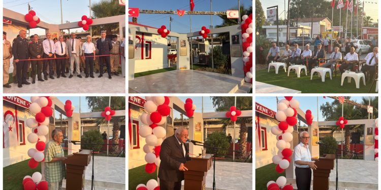Lefke Sancağı Serdarları Anıtı düzenlenen törenle açıldı