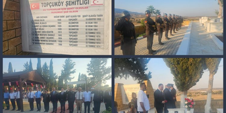 Topçuköy Şehitleri anıldı