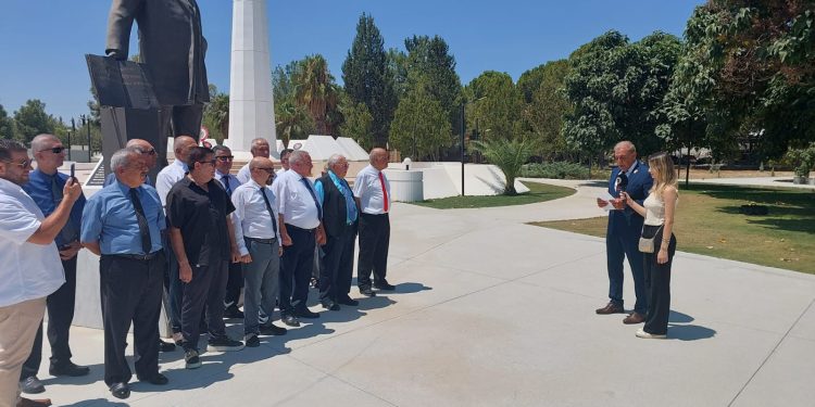 Muharip dernekler TMT Anıtı’ndaki törende “TMT ve EOKA’yı aynı gören zihniyetleri” kınadı