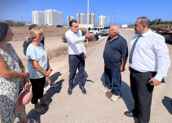 Oğuz, Gaziveren Sahil Yolu’yla ilgili çalışmaları inceledi