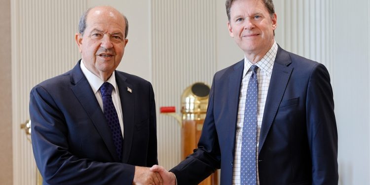 Cumhurbaşkanı Tatar, görev süresi sona erecek olan Stewart’ı kabul etti