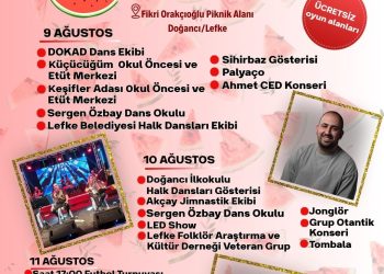 Doğancı Karpuz Kültür ve Sanat Festivali cumartesi gecesi başlıyor