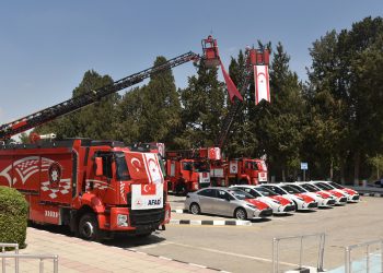 Türkiye tarafından hibe edilen 29 araç, törenle PGM’ye teslim edildi