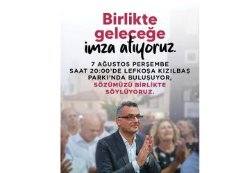 “Birlikte Geleceğe İmza Atıyoruz” sloganıyla bu akşam Kızılbaş Parkı’nda etkinlik düzenleniyor