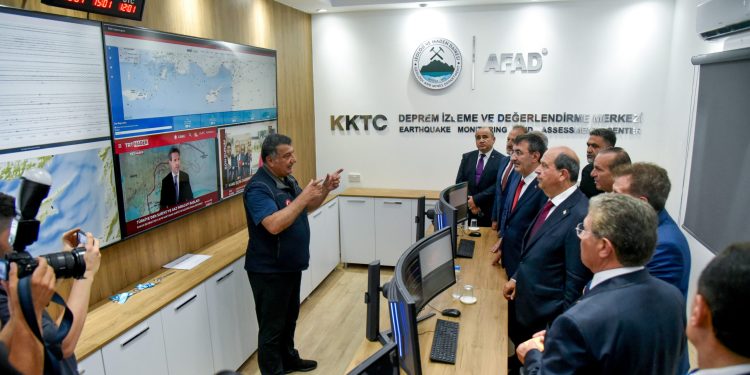 KKTC Deprem İzleme Merkezi açıldı