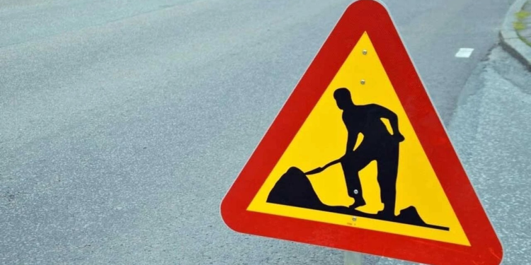 Dağ Yolu’nun bazı kesimlerinde yol çalışması