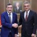 KKTC Cumhurbaşkanı Erhürman, Cumhurbaşkanı Yardımcısı Yılmaz'ı kabul etti