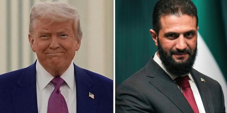 ABD Başkanı Trump ile Suriye Cumhurbaşkanı Şara ile görüştü