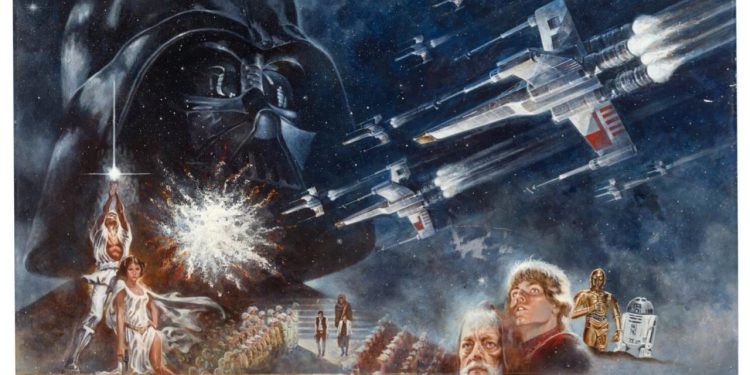 Star Warsı dünyaya tanıtan ilk afiş yaklaşık 3,9 milyon dolara satıldı