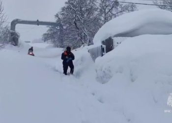 Kamçatkaya son 30 yılın en yoğun karı yağıyor