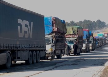 Suriye hükümeti, Ayn elArap'a 24 araç yardım malzemesi gönderdi