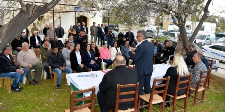 Erhürman, Karpaz’da halkla bir araya geldi: Yurttaşların sorunları dinlendi