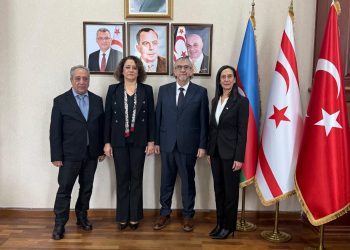 Konedralı ve Pehlivan, KKTC Bakü Temsilciliğini ziyaret etti