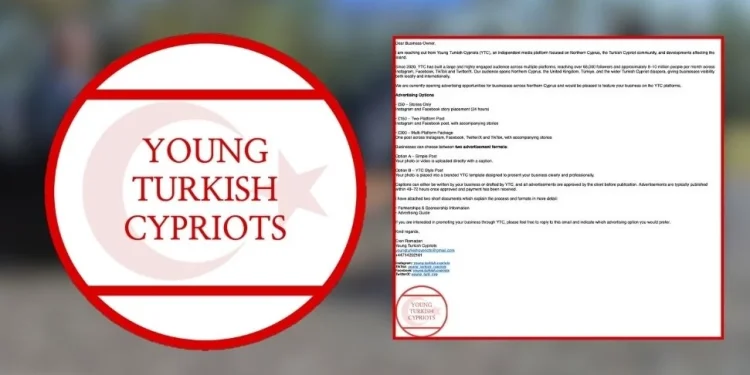 HABERLER  banner-type-1 “Young Turkish Cypriots” adı altında reklam topluyorlar: KKTC ekonomisine ve yerel medyaya karşı kayıt dışı faaliyet